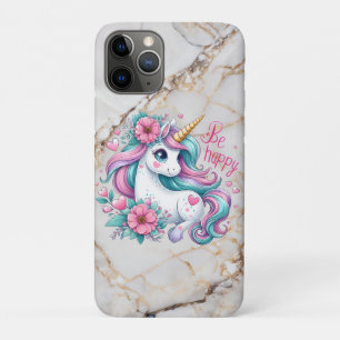 Case-Mate iPhone Case Bébé mignon licorne avec fleurs pour femmes et fil