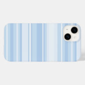 Coques Case-Mate iPhone Bébé rayures bleues (Verso (horizontal))