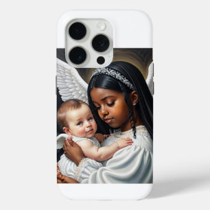 Coque iPhone 15 Pro bébés anges