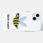 Coques Case-Mate iPhone Bee caractère avec mustache lunettes de soleil Bee (Verso (horizontal))