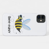 Coques Case-Mate iPhone Bee caractère avec mustache lunettes de soleil Bee (Dos (Horizontal))