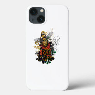 Case-Mate iPhone Case Bee Happy Abee colorée et Fleurs