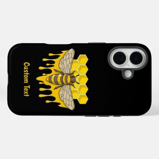 Coques Case-Mate iPhone Bee Hive (Verso (horizontal))