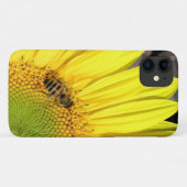 Coques Case-Mate iPhone Bee On Sunflower Gros plan de la nature Photograph (Dos (Horizontal))