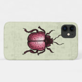 Coques Case-Mate iPhone Beetle Rose Cute Bute Art - Insect Lover (Dos (Horizontal))