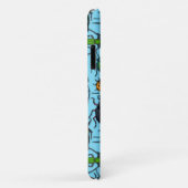 Coques Case-Mate iPhone Beetons sur bleu (Dos/Droite)