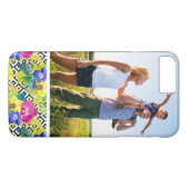 Coques Case-Mate iPhone Bégonia et palmettes faits sur commande d'orchidée (Dos (Horizontal))
