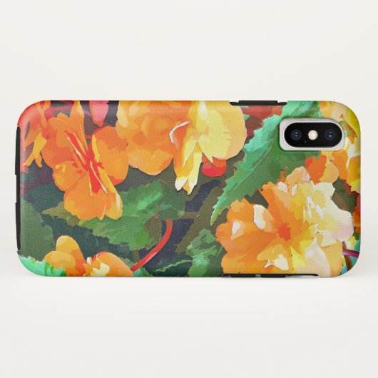 COQUES Case-Mate iPhone BEGONIAS (Dos (Horizontal))