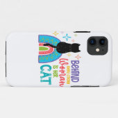 Coques Case-Mate iPhone Behind Every Strong Woman Is Her Cat (Dos (Horizontal))
