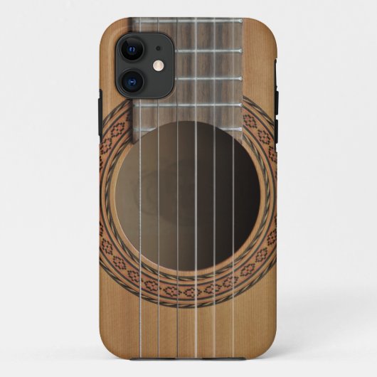 Coques Case-Mate iPhone Beige classique de guitare bronzage (Dos)