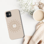 Coque Pour iPhone 14 Plus Beige minimaliste moderne Monogramme initial Sunbu<br><div class="desc">Aimez-vous changer votre couverture iPhone aussi souvent que nous? Découvrez ce Beige minimal moderne Monogramme initial Sunburst Coque-Mate iPhone 14 Plus Coque. Vous pouvez le personnaliser très facilement avec votre propre monogramme. Et en bonus, il y a un beau signe d'éclat de soleil boho. Heureux de customiser ! Avec amour,...</div>