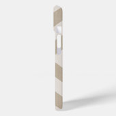 Coques Case-Mate iPhone Beige rustique X Chevron Monogramme (Verso / Gauche)