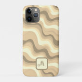 Coques Case-Mate iPhone Beige Super rétro esthétique - Monogramme (Dos)