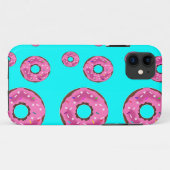 Coques Case-Mate iPhone beignets de crème rose (Dos (Horizontal))
