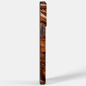 Coques Case-Mate iPhone Bel Motif en cuir à outils Occidental simulé (Verso / Droite)