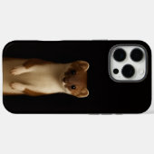 Coques Case-Mate iPhone Belette élégante iPhone 16 Pro Max Black 4 Luxe (Verso (horizontal))