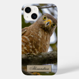 Coque Pour iPhone 14 Belize Brown Roadside Hawk Bird Photographie