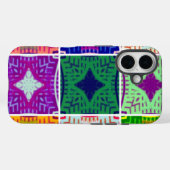 Coques Case-Mate iPhone Belle À damiers africaine Extraordinaire Imprimer  (Verso (horizontal))