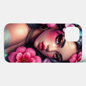 Coques Case-Mate iPhone Belle Anime hispanique femme (Verso (horizontal))