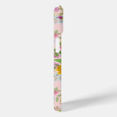 Coques Case-Mate iPhone Belle aquarelle Florales botaniques + Monogramme (Verso / Droite)