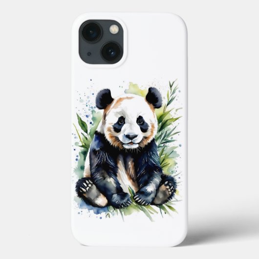 Coques Case-Mate iPhone Belle aquarelle Panda Bear (Verso)