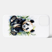 Coques Case-Mate iPhone Belle aquarelle Panda Bear (Verso (horizontal))