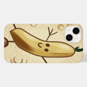 Coques Case-Mate iPhone Belle banane heureuse (Verso (horizontal))