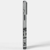 Coques Case-Mate iPhone Belle belle cendre gris texture couleur Art Imprim (Verso / Droite)