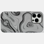 Coques Case-Mate iPhone Belle belle cendre gris texture couleur Art Imprim (Verso (horizontal))