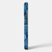 Coques Case-Mate iPhone Belle Belle Iridescente Blue Kaleidoscope Art (Verso / Gauche)