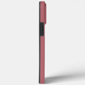 Coques Case-Mate iPhone Belle bordeaux clair avec texte élégant Initiale (Verso / Droite)