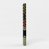 Coques Case-Mate iPhone Belle Champagne Bling Red Chevron Monogramme (Dos/Droite)