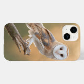 Coques Case-Mate iPhone Belle Chouette à la grange (Verso (horizontal))
