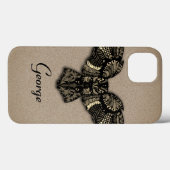 Coques Case-Mate iPhone Belle Chouette rustique (Verso (horizontal))