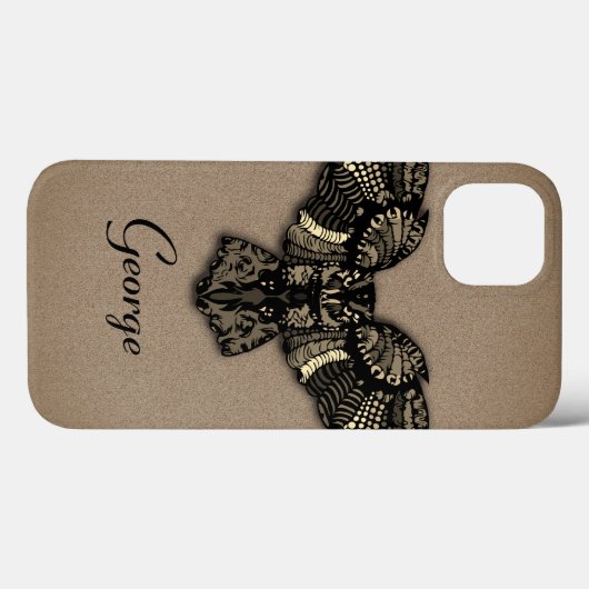 Coques Case-Mate iPhone Belle Chouette rustique (Verso (horizontal))
