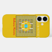 Coques Case-Mate iPhone Belle conception graphique extraordinaire jaune or (Verso (horizontal))