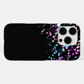 Coques Case-Mate iPhone Belle conception Motif sur noir (Verso (horizontal))