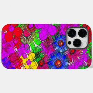 Coque Pour Pour iPhone 14 Pro Max Belle couleur Extraordinaire motif floral design