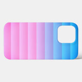 Coques Case-Mate iPhone Belle Couleur Pastel Gradient Turquoise À Rose (Verso (horizontal))