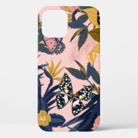 Belle couture artistique douce motif tropical