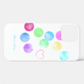 Coques Case-Mate iPhone Belle couverture iPhone avec votre nom (Verso (horizontal))