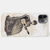 Coques Case-Mate iPhone Belle dame avec guitare (Dos (Horizontal))