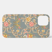 Coques Case-Mate iPhone Belle décoration de style ornement baroque (Verso (horizontal))