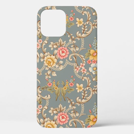 Coques Case-Mate iPhone Belle décoration de style ornement baroque (Verso)