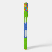 Coques Case-Mate iPhone Belle Extraordinaire Vert Bleu Cyan Art Design d'i (Verso / Droite)