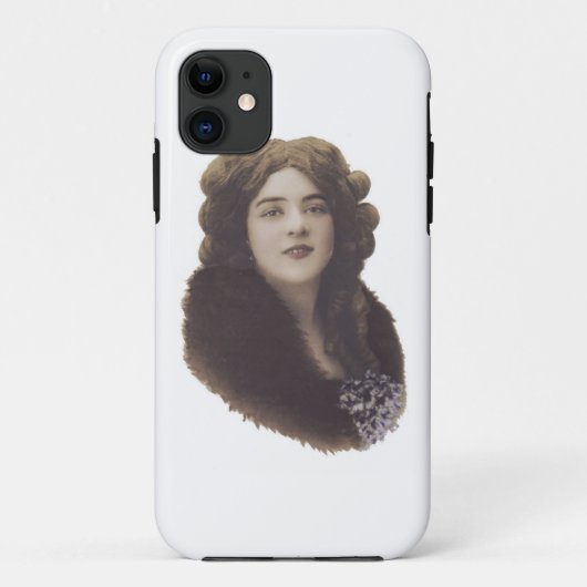 Coques Case-Mate iPhone Belle femme rétro (Dos)