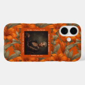 Coques Case-Mate iPhone Belle Fête d'Anniversaire avec des Lys Fleuris Per (Verso (horizontal))