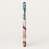 Coques Case-Mate iPhone Belle fille de Noël rose 01 (Dos/Gauche)