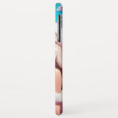 Coques Case-Mate iPhone Belle fille de Noël rose 01 (Dos/Gauche)
