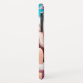 Coques Case-Mate iPhone Belle fille de Noël rose 01 (Dos/Gauche)